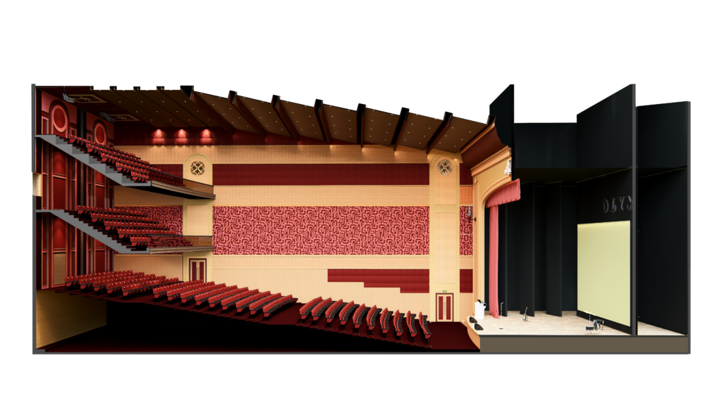 auditorium section layout